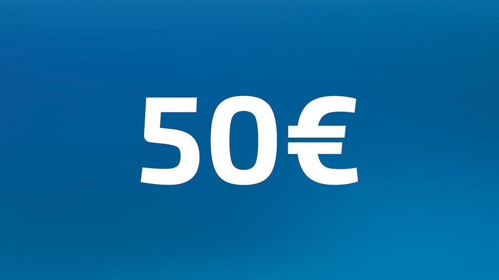 50 Euro Wertgutschein der Erlebnisfabrik