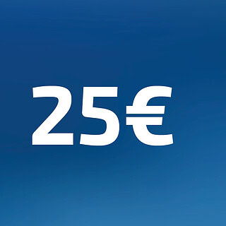 25 Euro Wertgutschein der Erlebnisfabrik