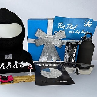 Geschenkbox mit Quad Touren als Geschenkidee