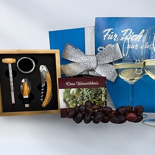 Geschenkbox für Weinerlebnisse der Erlebnisfabrik