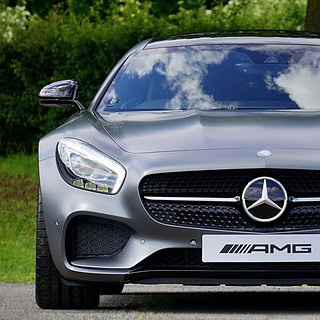 Renntaxi Mercedes Benz AMG GTS auf dem Lausitzring