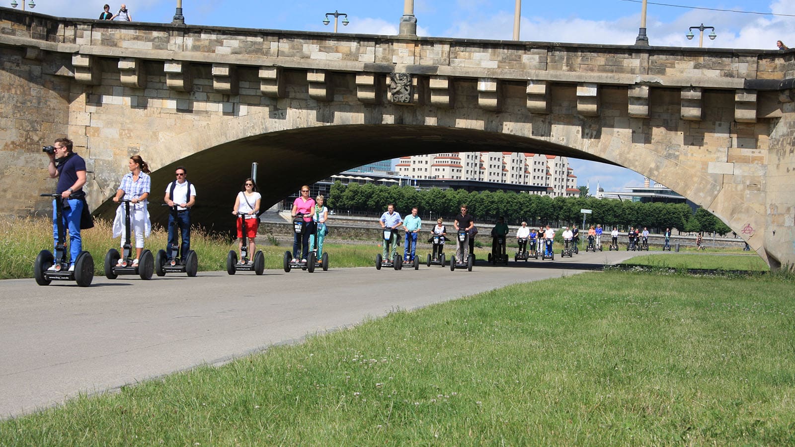 Segway Tour in Dresden - Elbradweg Panorama - 8 Personen