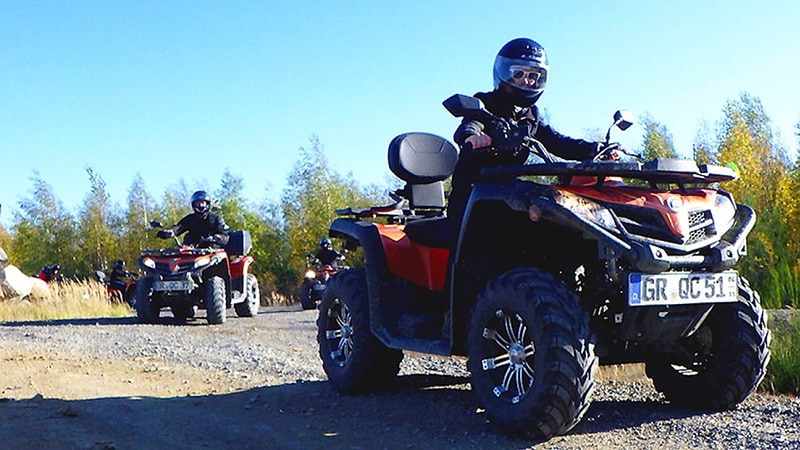quad von der Seite