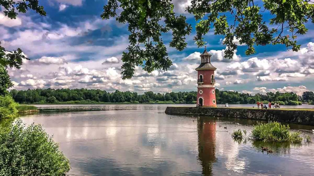 Moritzburg, Ansicht des Turms - Kutschfahrt in Moritzburg