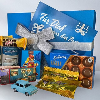 Neue Geschenkbox ansicht der Trabant Geschenkbox.