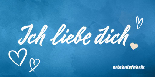 Ich liebe dich Ich liebe dich Grußkarte mit Herzen