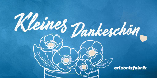 Kleines Dankeschön Personalisierte Grußkarte mit dem Aufdruck: Kleines Dankeschön