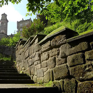 Treppenaufgang zu Burg