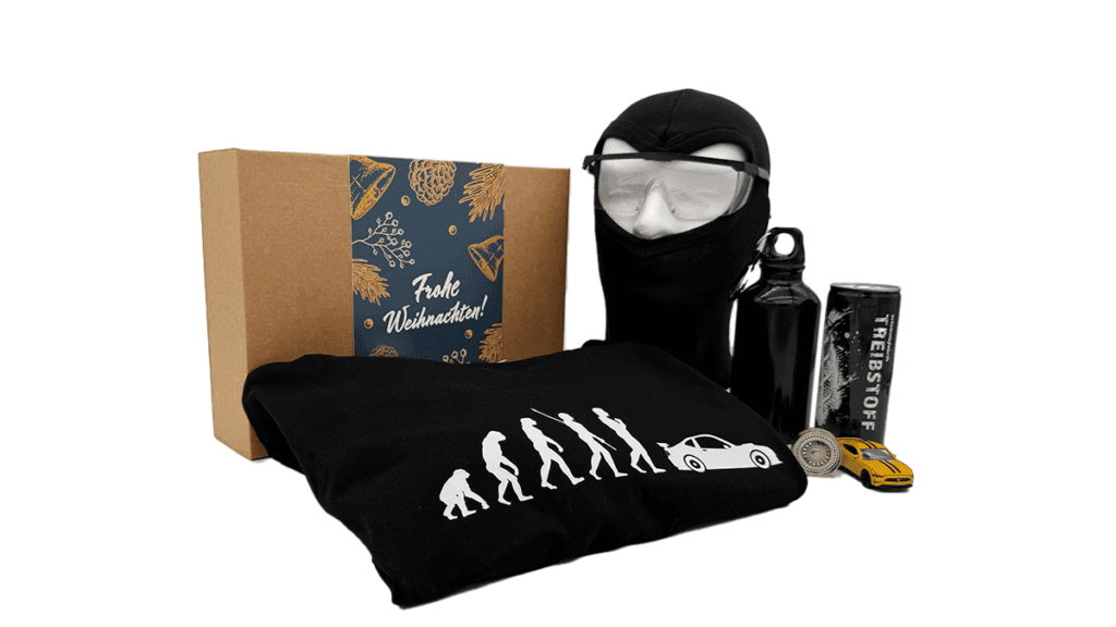 Inhalte der Traumwagen Geschenkbox - Weihnachtsedition