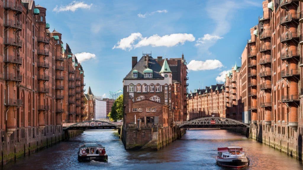 Die Speicherstadt in Hamburg