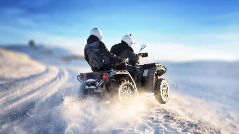 Quad Tour im Winter.