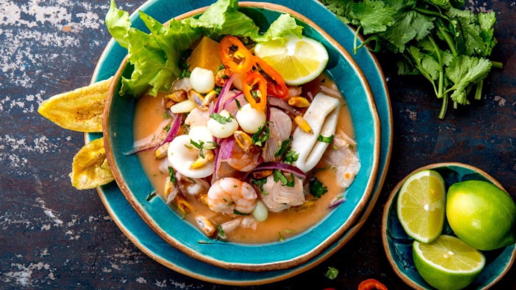 Peruanischer Kochkurs-Ceviche Ceviche - eine peruanische Spezialität.