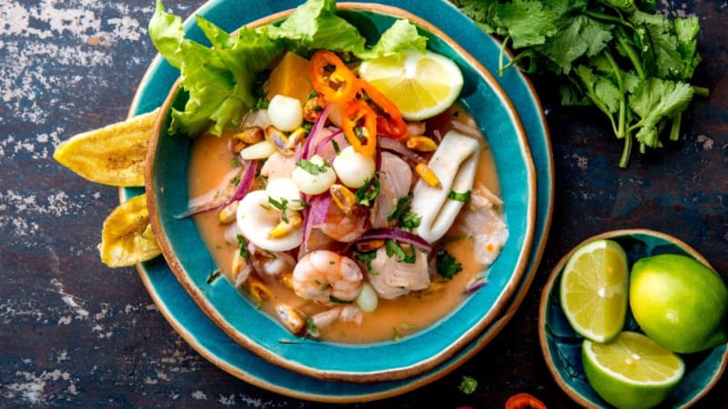 Ceviche - eine peruanische Spezialität.