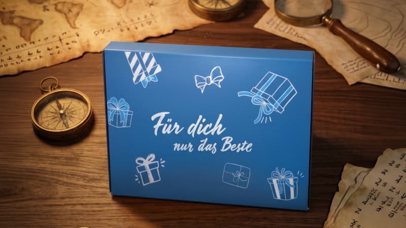 Banderole für die Rätselbox der Erlebnisfabrik