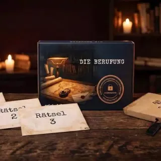 Ansicht der Rätselbox: Die Berufung der Erlebnisfabrik