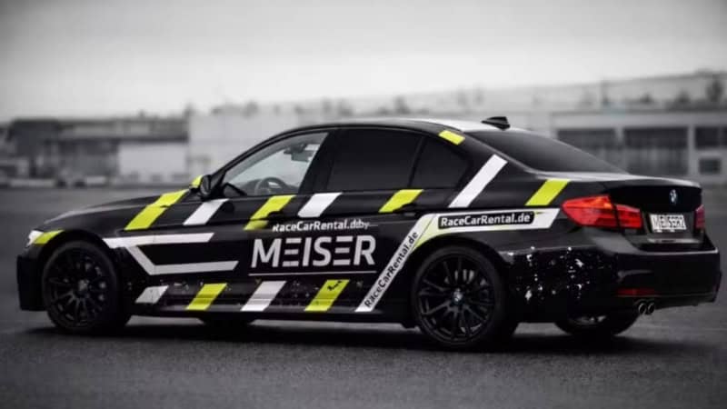 BMW F30 330i steht bereit für ein Erlebnis auf dem Nürburgring.