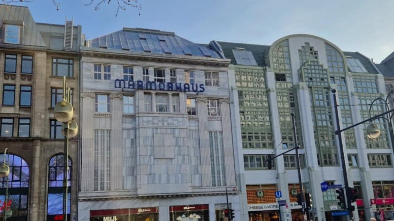 Das Marmorhaus in Berlin am Kurfürstendam.