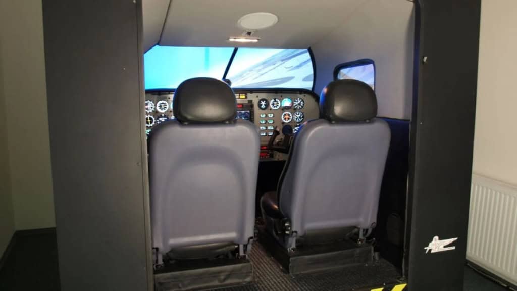 Flugsimulator Piper