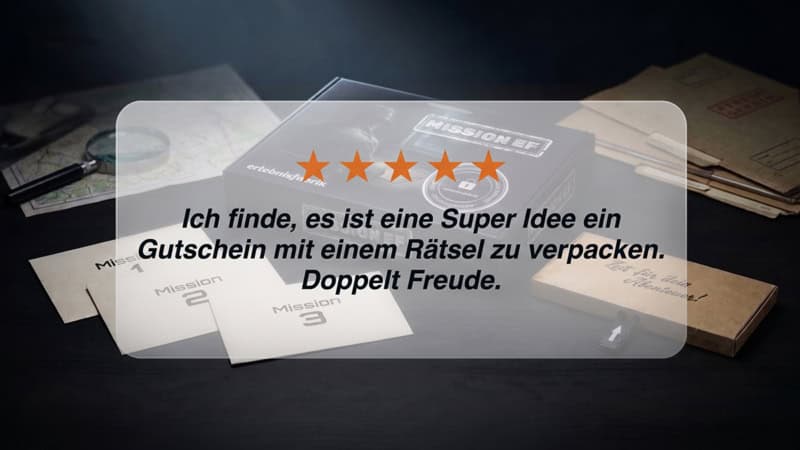 Die Bewertung zur Mission EF der Erlebnisfabrik
